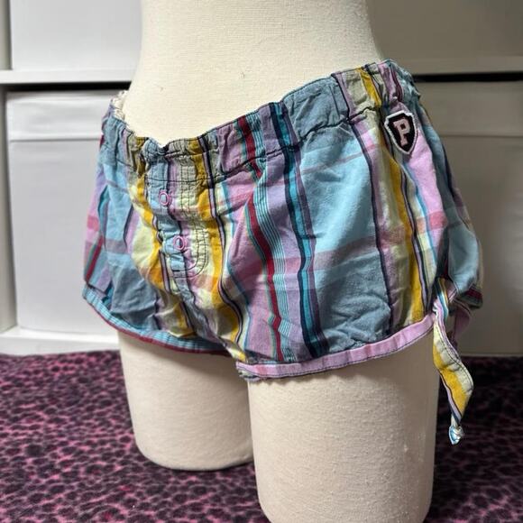 Y2K Vintage PINK Micro Mini Sleep Shorts - Picture 3 of 7